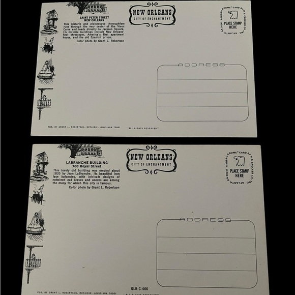 Vintage New Orleans Louisiana Postcard Lot of 8 French Quarter SuperDome UNUSED - Picture 7 of 11